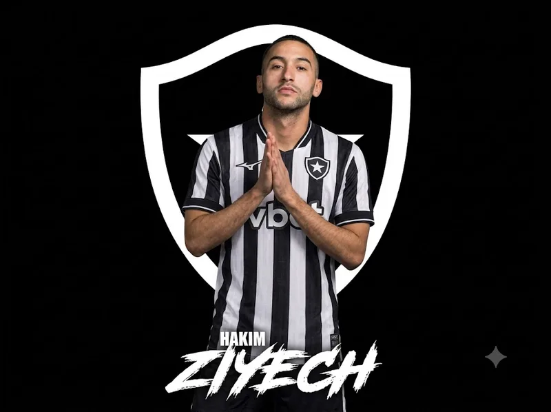 Hành trình của Hakim Ziyech qua Galatasaray, Al-Duhail, Wydad và Botafogo .
