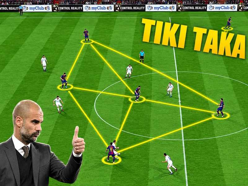 Barcelona của Pep Guardiola là hình mẫu tiêu biểu của tiki taka