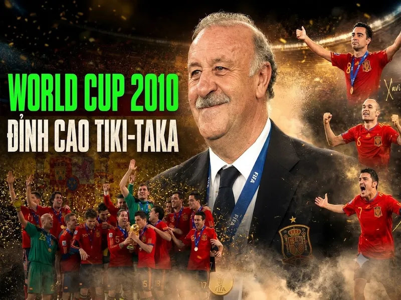 Del Bosque giúp Tây Ban Nha duy trì tiki taka và thống trị thế giới